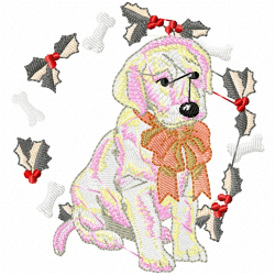 Dogs Embroidery Design 10